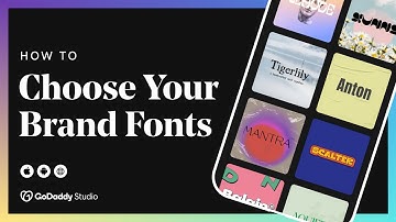 Find the perfect FONT PAIRING for your brand | GoDaddy Studio