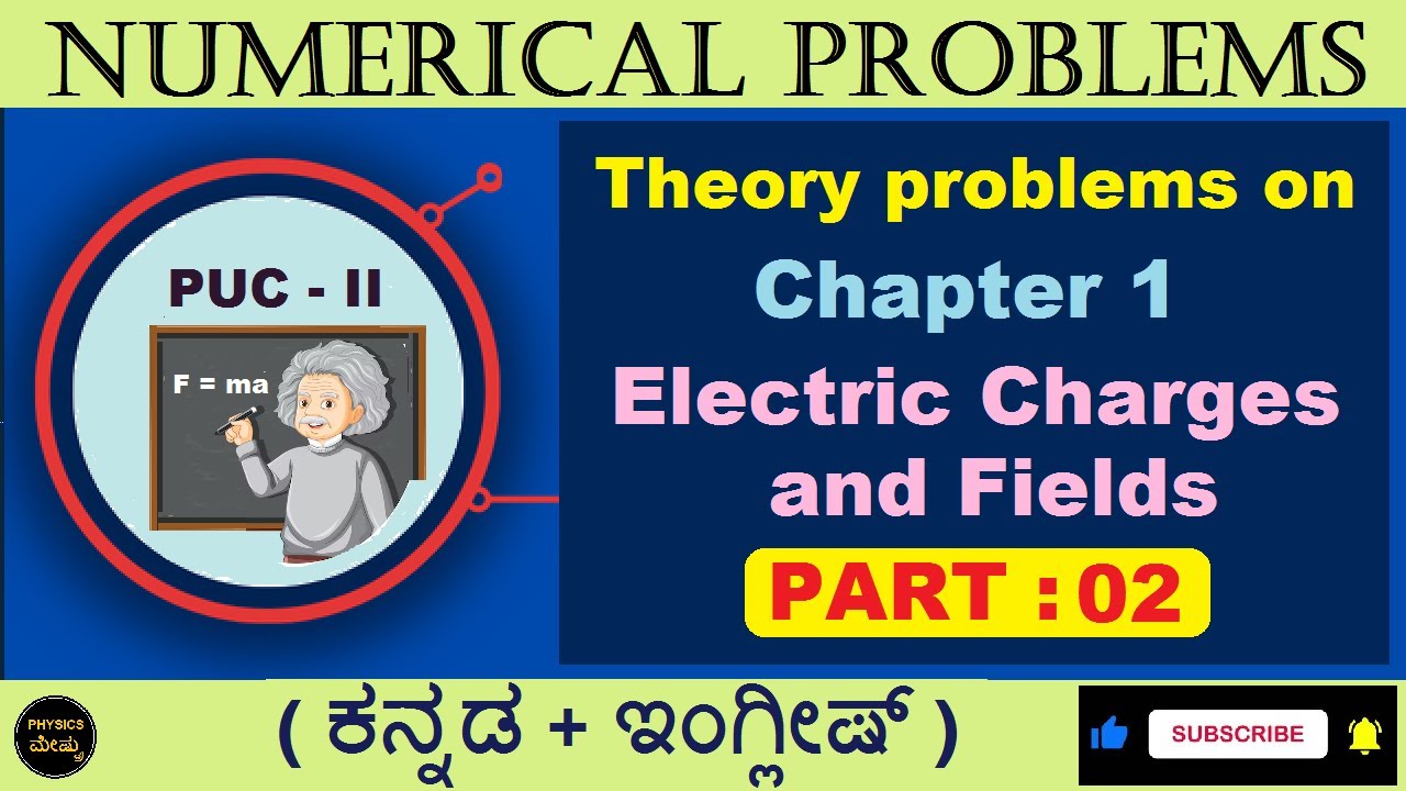 Numerical problems from Electric charges and fields : Part 2 | Physics ...