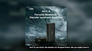 ?TRN Wave Portable Bluetooth Decoder & Headphone Amplifier with Long Battery Life & Ultra-Low Noise