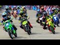 Extreme! Motor 2 Tak Super Ngebut Bersaing di Event Road Race Aditama Cup 2017 Berau KalTim