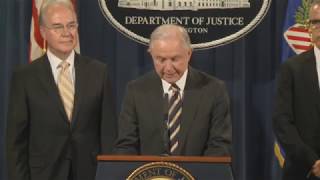 Attorney General Sessions and HHS Secretary Price Announce National Health Care Fraud Takedown