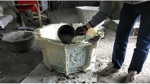 Hướng dẫn đúc chậu khuôn abs có lòng trong | Khuôn tổng hợp