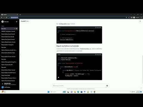 using python in