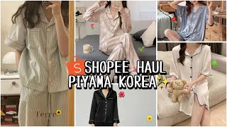 SHOPEE HAUL PIYAMA KOREA MURAH SUPER GEMESS✨ | WAJIB BORONG!!