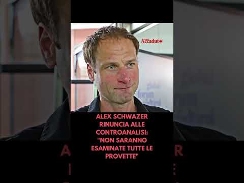 Video Alex Schwazer rinuncia alle controanalisi: Non saranno esaminate tutte le provette