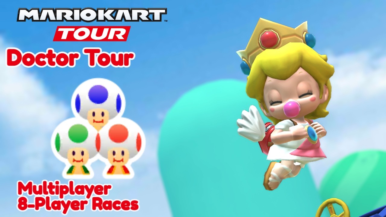 Mario Kart Tour - Doctor Tour 8-Player Races Live 🔴