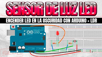 💡 Encender un LED con Sensor de Luz Nocturna Automática con Arduino y Fotorresistencia LDR (FÁCIL)