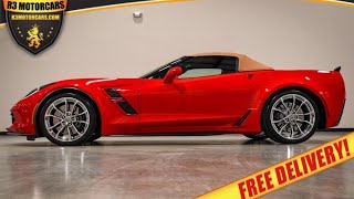 2019 CORVETTE GRAND SPORT 2LT CONVERTIBLE RED WITH KALAHARI INTERIOR & TOP FOR SALE R3MOTORCARS.COM