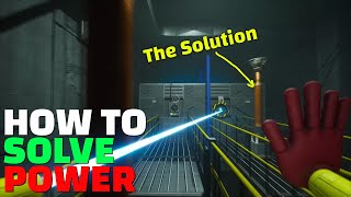 GAME STATION POWER PUZZLE - POPPY PLAYTIME CHAPTER 2 | HOW TO SOLVE RESTORE POWER FIRST PUZZLE