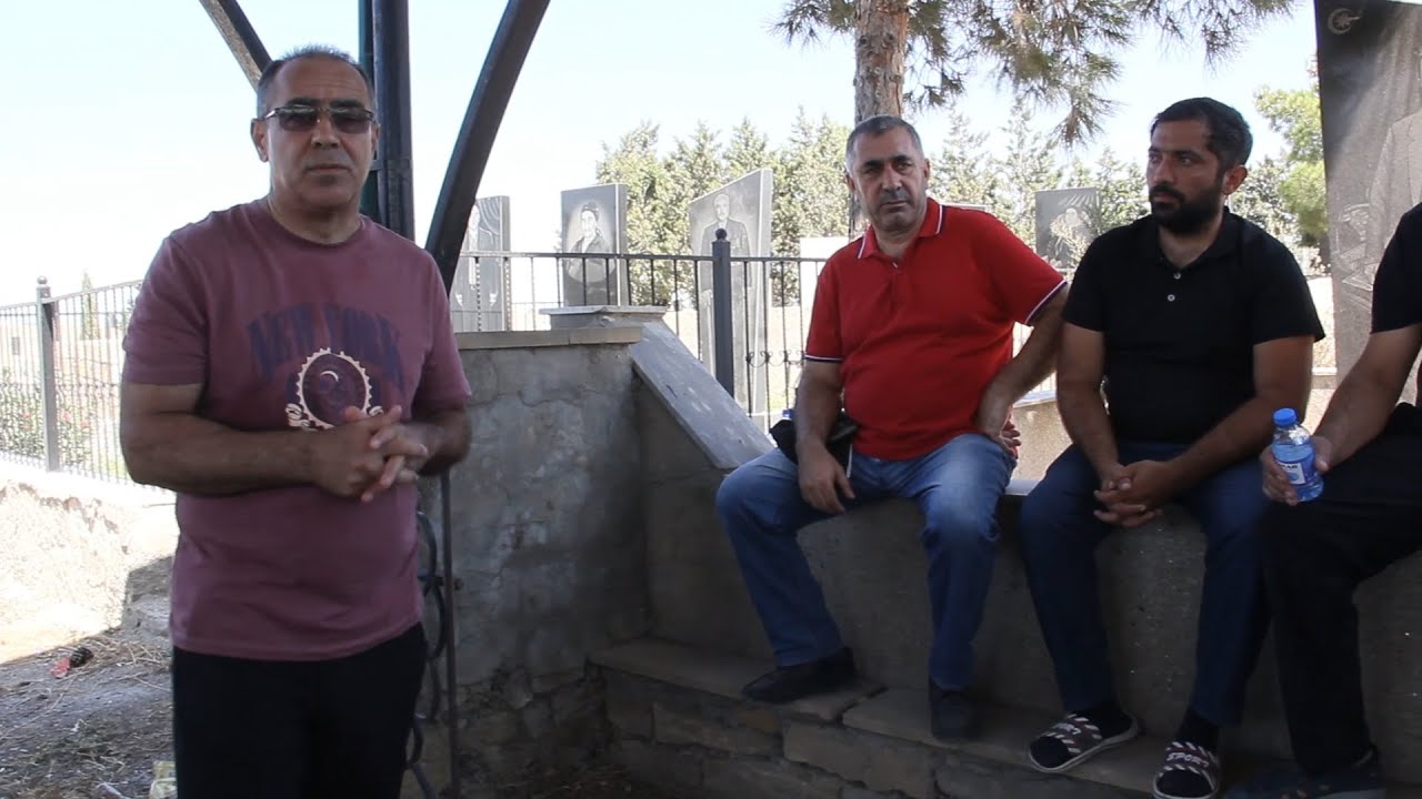 QAİ_Böyük Qarakilsə rayonu Arçut kənd fədailəri öz qəbristanlıqlarında abadlıq işləri görürlər