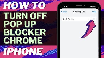 How to Turn Off Pop Up Blocker in Chrome on iPhone