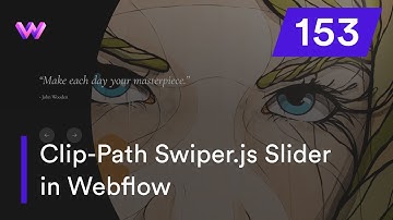 Clip-path Swiper.js Slider with Greensock Animation in Webflow - Interaction #153