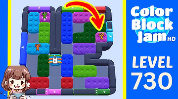 Color Block Jam Level 712 (730) Solution Walkthrough