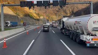 Sol Şeri̇t Bi̇zi̇m Olsun Bolu Daği Rampalarini Tir İle Jet Gi̇bi̇ Çikmak Manzara Kaçmaz İzlemeye Deger