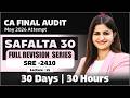 CA Final Audit Complete Revision | Lec 15 | SRE 2410 | May 2026| CA  Jyoti Deshwal