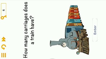 Tricky Bricky Level 11 || How Many Carriages Dose A Train Have.