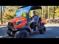 New kubota rtv520 for dad with kx 040