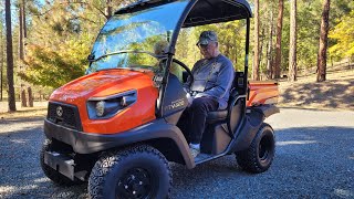 New Kubota RTV520 for dad with KX 040