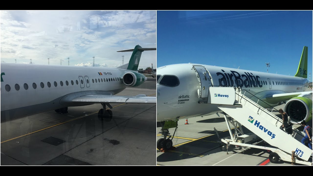 Trip report: Carpatair & airBaltic Business Class Fokker 100 & CS300 OSL-RIX-CDG, BT152 & BT693