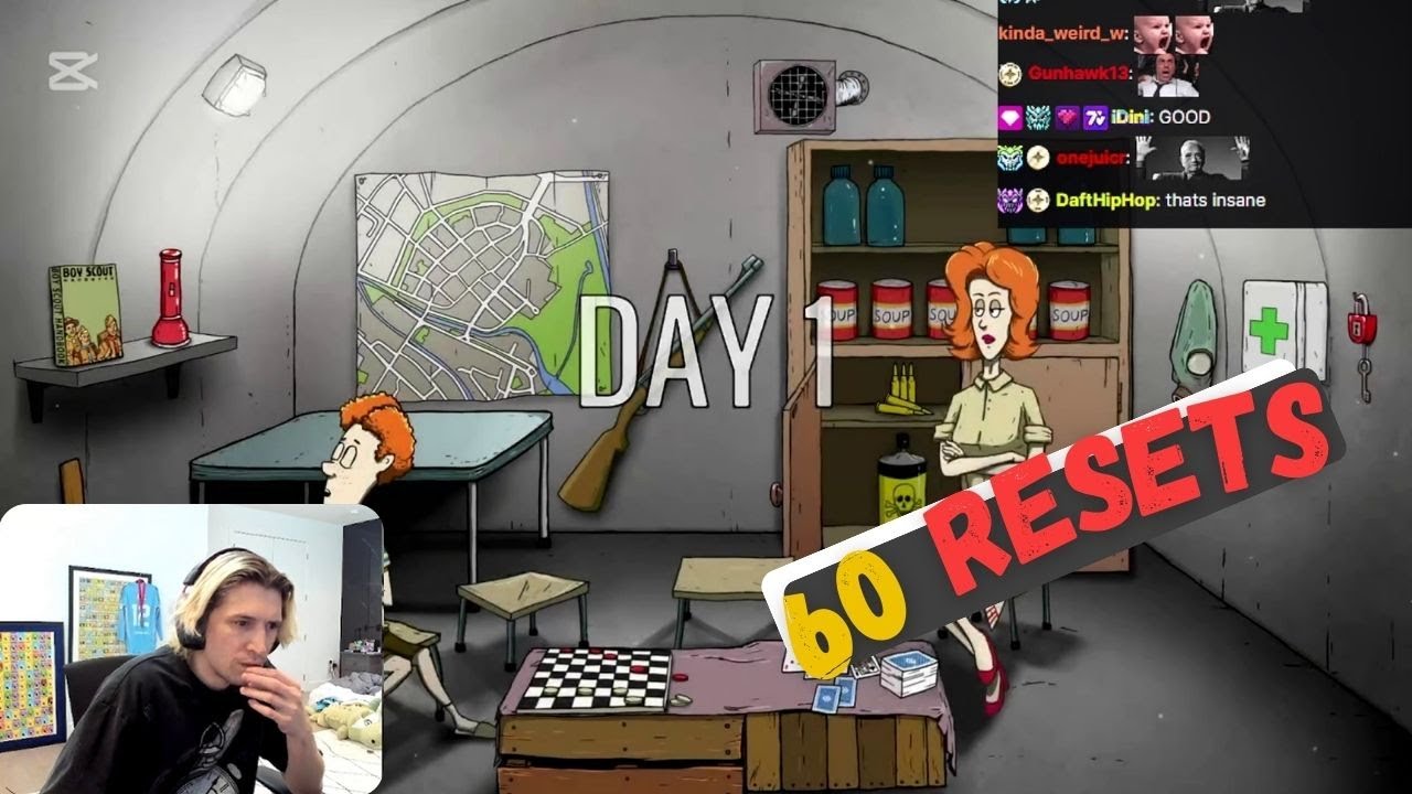 xQc plays 60 Seconds - Part 3 - YouTube