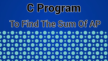 C program to find the sum of  Arithmetic progression || beginners level programing