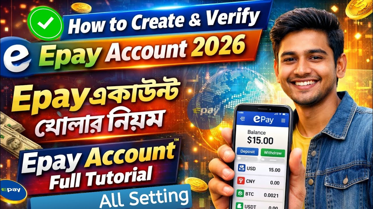 How to Create and Verify Epay Account 2026 | Epay একাউন্ট খোলার নিয়ম ...