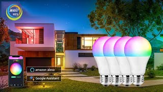 RGB smart bulb app control color changing energy saving wifi connect lamp screenshot 2