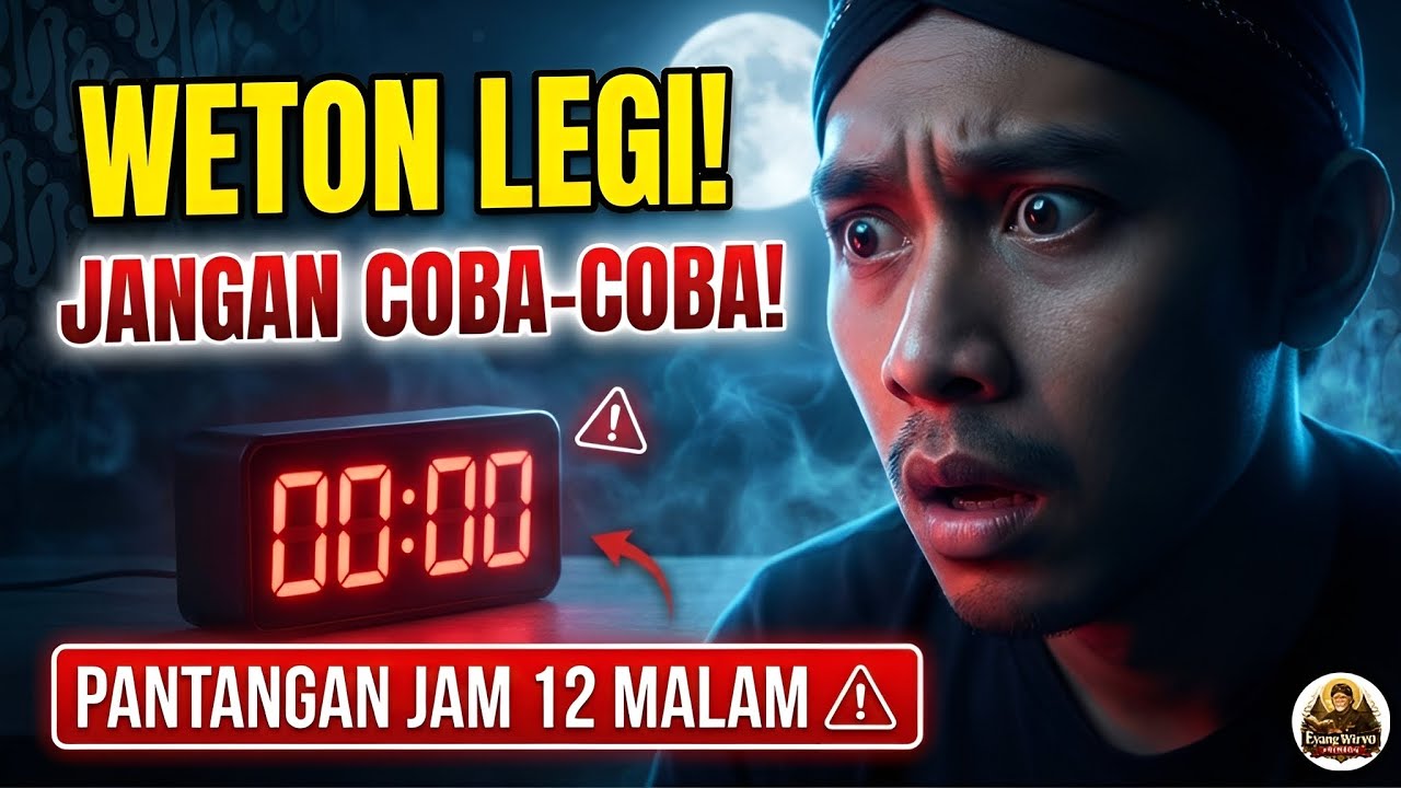 WETON LEGI JANGAN COBA-COBA! Pantangan Tengah Malam Ini Bisa Hambat Rezeki