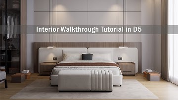 Interior Lighting and Walkthrough Tutorial In D5 Render