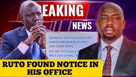 GEN Z DELIVERS A DISTURBING NOTICE AT STATEHOUSE & MURKOMEN'S OFFICE