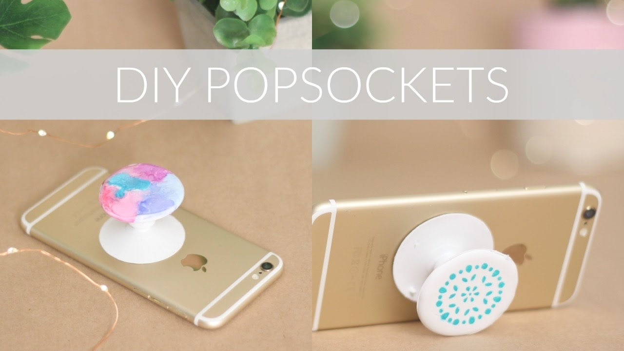 POPSOCKETS FROM + DECORATION IDEAS || DIY Phone Accessory - YouTube