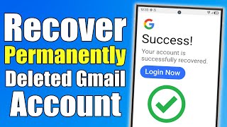 How to Recover PERMANENTLY Deleted Gmail Account (quick guide)