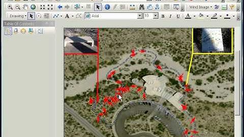 Creating an image embedded map layout for printing with Wind Image For Esri ArcMap Version 2.0
