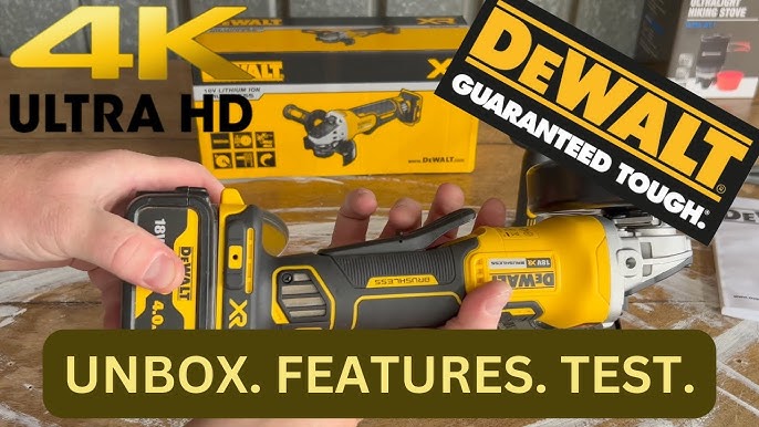 Test Meuleuse d'angle 18v DCG405 DeWALT (avis) 