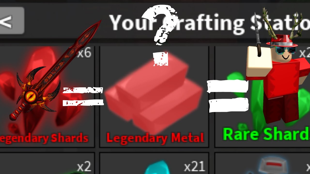 How To Craft In Murderer Mystery 2