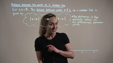 Distance Between Two Points on a Number Line (Introduction & Example)