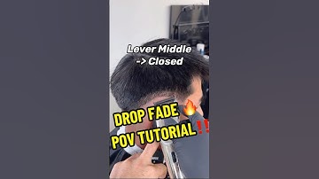 Drop Fade 🔥 The ULTIMATE POV Barber Tutorial 💈📚 TAKE NOTES ➕ ASMR Sounds