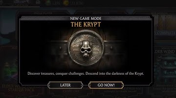 Mortal Kombat Mobile Update 5.0 New Game Mode! The Krypt Hard Mode Walkthrough #mkmobileupdate