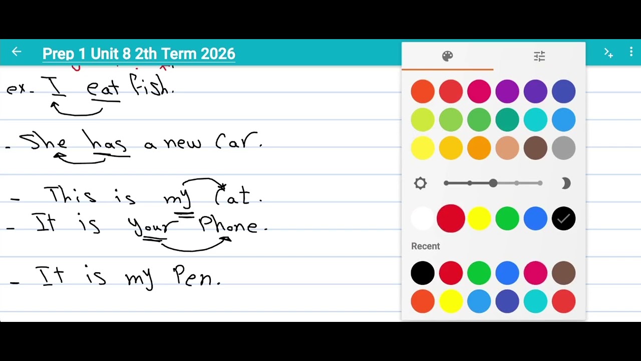 شرح جرامر يونت 8 الصف الاول الاعدادي المنهج الجديد الترم التاني 2026
