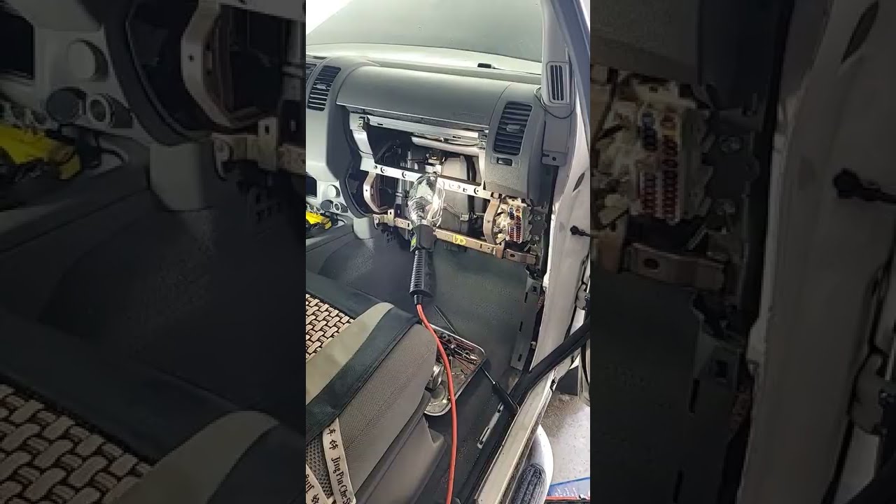 2008 Nissan Frontier heat core leaks 