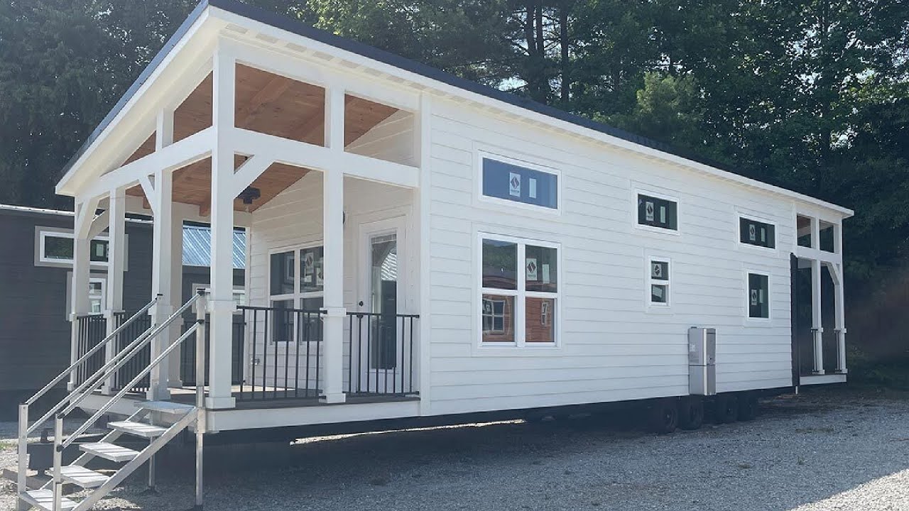 The Most Beautiful New 2024 Park Model RV from Tiny Life Homes - YouTube