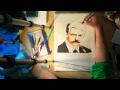 Ron Swanson Speed Drawing