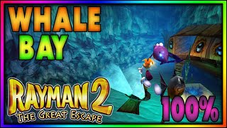 Rayman 2: The Great Escape | Whale Bay [11/22] | 100% Walkthrough [21:9 1440p]