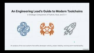 🎙️ Rust Python and C++: Toolchains Compared