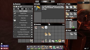 How to make Forged Steel - 7 Days to Die