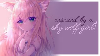 [ASMR] Rescued by a Shy Wolf Girl!! 💕🐺[Hair Brushing & Soft Spoken Personal Attention!!!]