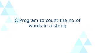 C Program to count the total no:of words in a string | Simulation in Dev C  