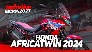 EICMA 2023 : HONDA AFRICA TWIN 2024 | MOTORLIVE