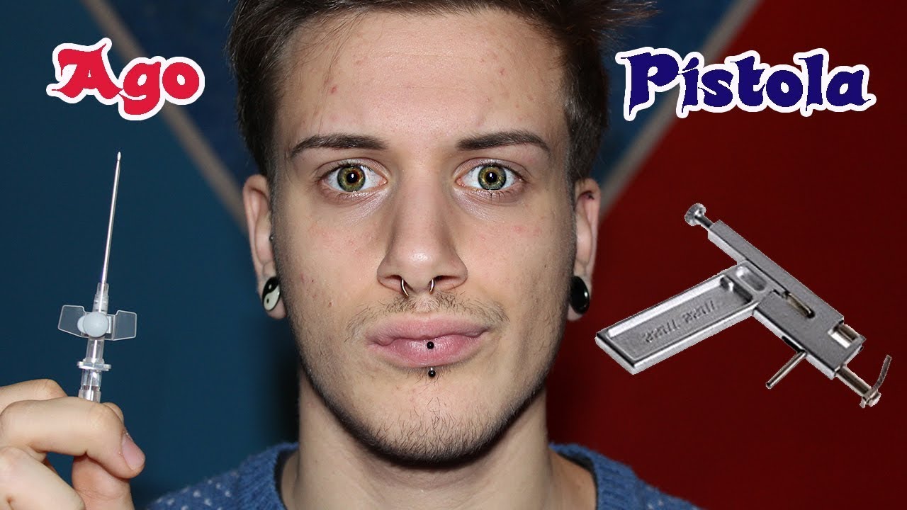 Piercing: Pistola o Ago? #Vlogmas - YouTube