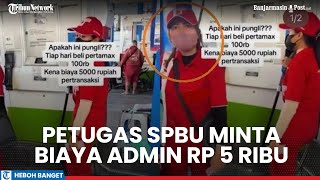 Petugas SPBU Viral Minta Biaya Admin Rp 5 Ribu untuk BBM Pertamax, Kini Langsung Dipecat